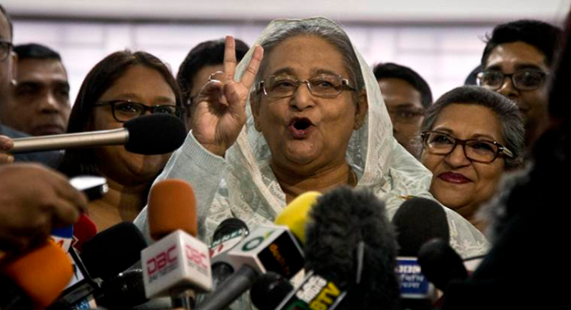 Sheikh Hasina Spots Hat Trick In The Bangladesh General Elections 2018 Wins Over 288 Seats