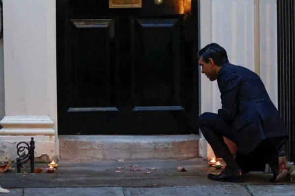 UK PM Rishi Sunak celebrates Diwali Diyas of Hope