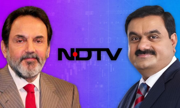 Prannoy Roy and Radhika Roy quit as NDTV directors after Adani Group takeovers it