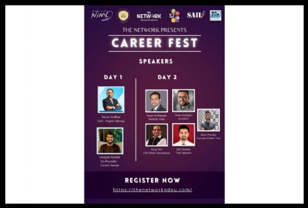 The Network – PDEU collaborates with INDGenius to hold Career Fest to provide career guidance for students