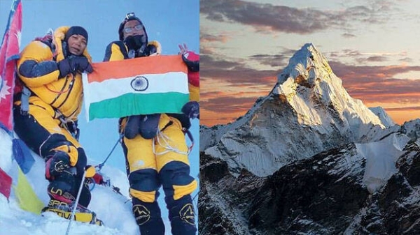 Gujarat doctor couple becomes Indias first pair to scale Mount Everest ...