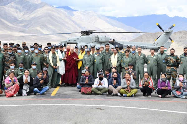 India deploys IAF Dhruv chopper to fly Dalai Lama to 15th century monastery in Ladakh