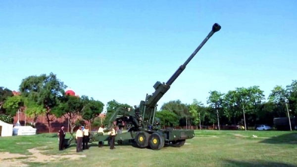 After 75 years we have heard the proud sound of a Made-in-India weapon in the Independence Day gun salute. I salute the armed forces for this feat. :PM