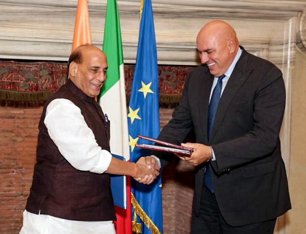 india italy sign defence cooperation agreement