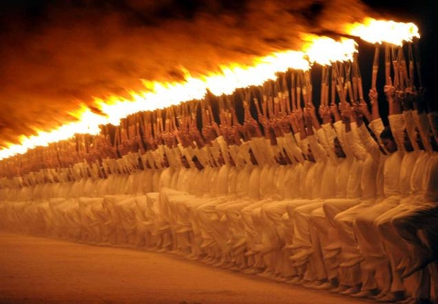 Mysore Dasara Torchlight Parade 