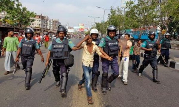 BNP protesters arrested