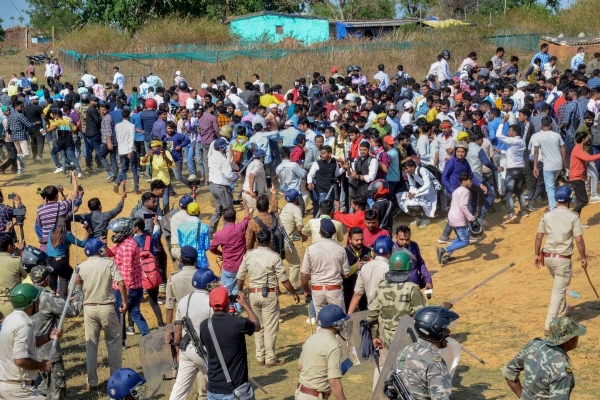 Jharkhand students protests job policy