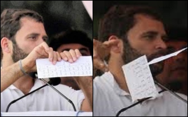 Rahul Gandhi tore an ordinance