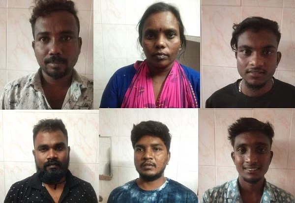 6 refugees held for attempting to escape to Sri Lanka