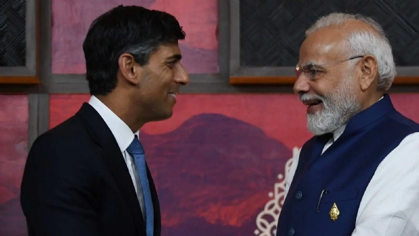 PM Modi speaks with Rishi Sunak