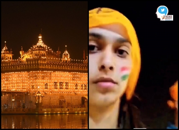  Woman with tricolour painted on face denied entry to Golden Temple