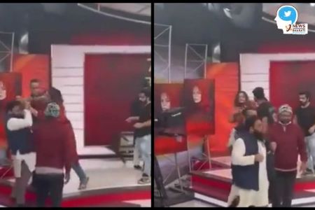 Musalman auraton ko prostitute ki tarah use karte ho? TV Panelist Subuhi Khan beats Shoaib Jamai during Live TV Show