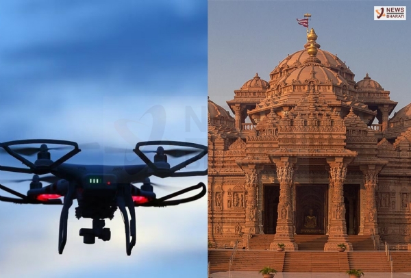 Drone Akshardham