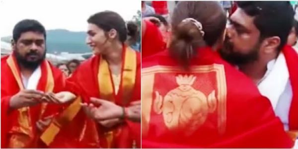 'Your behaviour is like insulting Ramayan': Tirupati temple’s head priest slams Adipurush director after he kisses Kriti Sanon at Tirupati Temple