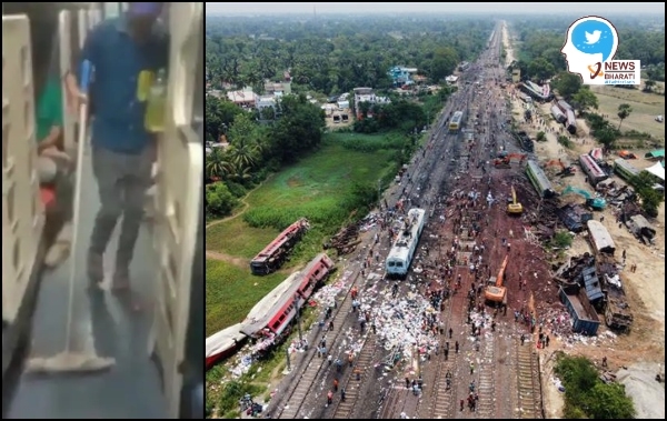 New viral video emerges of moments before Balasore train accident