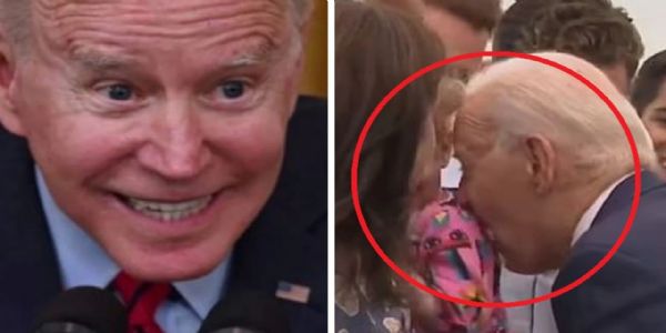 Twitter Soch | Creepy Joe Biden trends as he nibbles on frightened young girl during trip to Finland