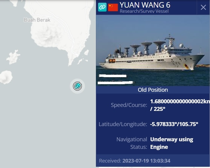 yuan wang chinese spy ship