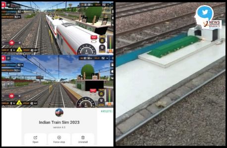 Gaming app 'Indian Train Sim 2023' shows mosque on railway station tracks, image goes viral