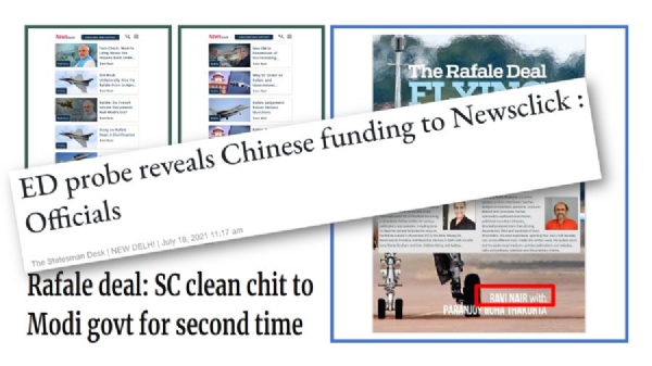 China allegedly Funding Anti-Rafale Propaganda in India Through Online News Portal ‘NewsClick’