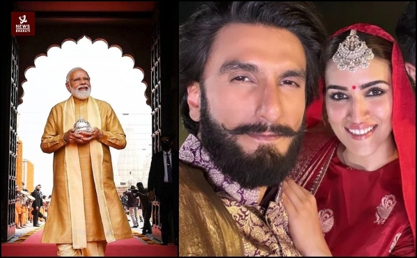 Ranveer Singh, Kriti Sanon praise PM Modi as they turn showstoppers at ...