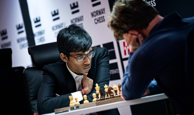 Praggnanandhaa beats Magnus Carlsen classic format